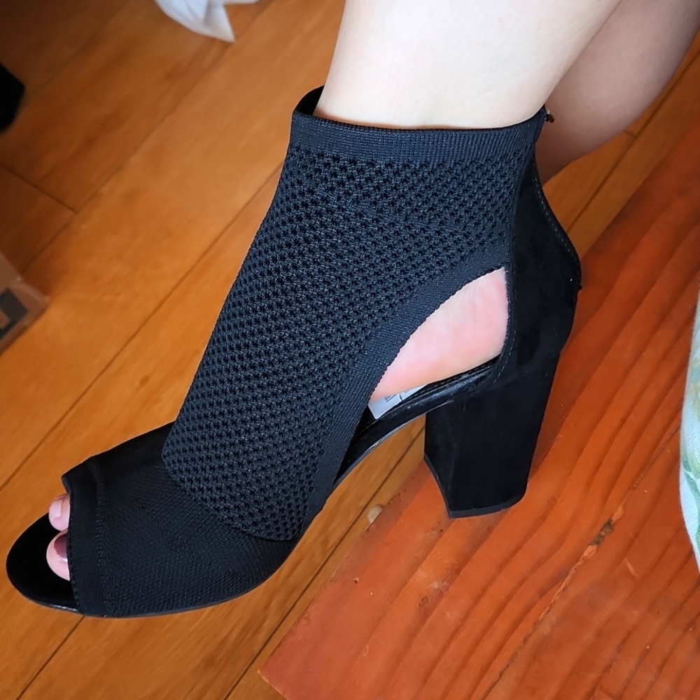 Black high heels